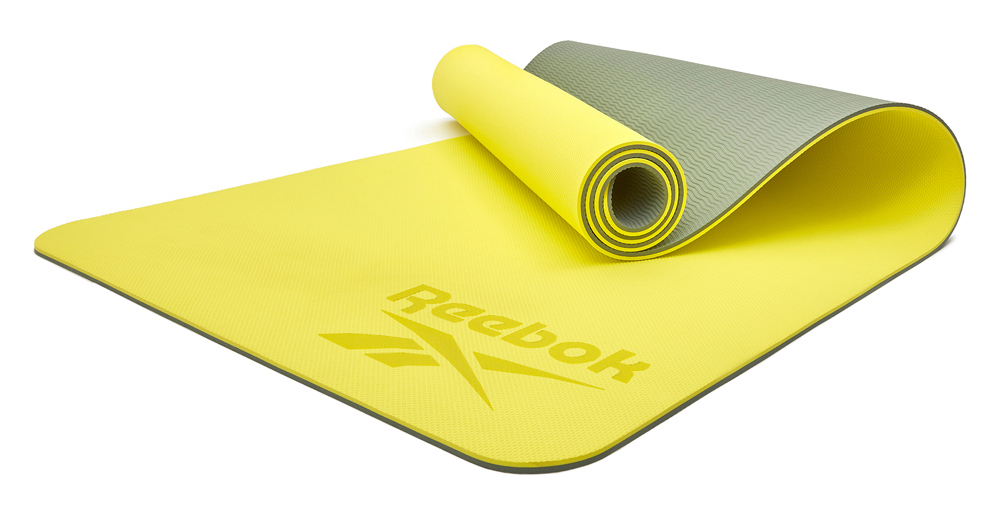 Двосторонній килимок для йоги Reebok Double Sided Yoga Mat зелений Уні 176 х 61 х 0,6 см Двосторонній килимок для йоги Reebok Double Sided Yoga Mat зелений Уні 176 х 61 х 0,6 см