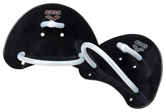 Лопатки для плавання Arena ELITE FINGER PADDLE чорний, сріблястий унісекс OSFM Лопатки для плавання Arena ELITE FINGER PADDLE чорний, сріблястий унісекс OSFM