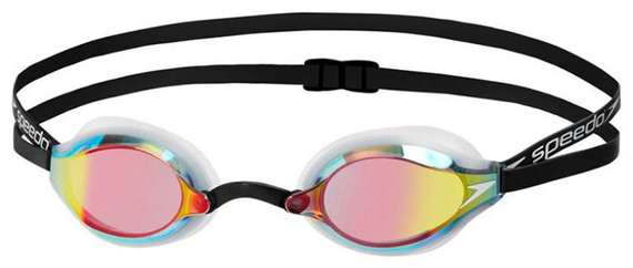 Окуляри для плавання Speedo FASTSKIN SPESOCKET 2 MIR білий, чорний Уні OSFM Окуляри для плавання Speedo FASTSKIN SPESOCKET 2 MIR білий, чорний Уні OSFM