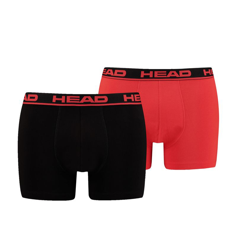 Труси-боксери Head BASIC BOXER 2P червоний, чорний Чол L Труси-боксери Head BASIC BOXER 2P червоний, чорний Чол L