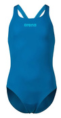 Купальник закритий для дівчат Arena TEAM SWIMSUIT SWIM PRO SOLID блакитний Діт 128см. Зображення №5