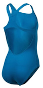 Купальник закритий для дівчат Arena TEAM SWIMSUIT SWIM PRO SOLID блакитний Діт 128см. Зображення №7