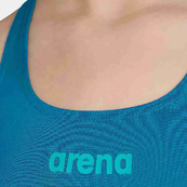 Купальник закритий для дівчат Arena TEAM SWIMSUIT SWIM PRO SOLID блакитний Діт 128см. Зображення №8