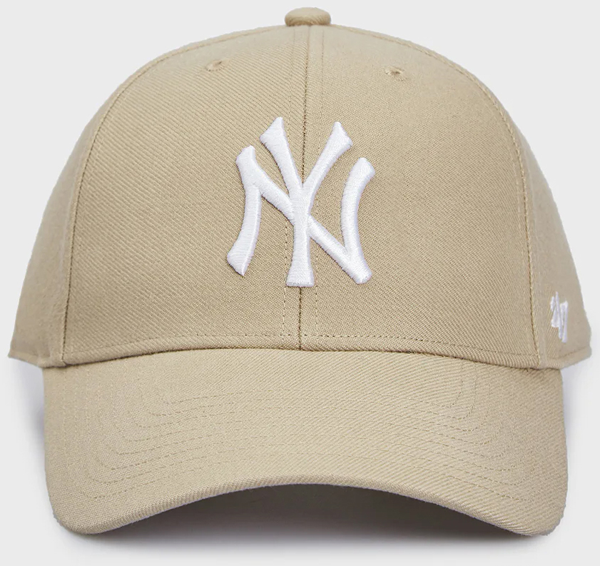 Кепка 47 Brand MLB NEW YORK YANKEES бежевая Уни OSFM Кепка 47 Brand MLB NEW YORK YANKEES бежевая Уни OSFM