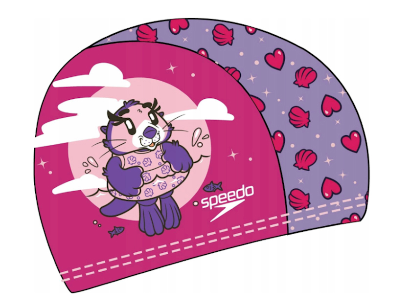 Шапка для плавання Speedo PRINTED POLYESTER CAP IU рожевий, фіолетовий Діт OSFM Шапка для плавання Speedo PRINTED POLYESTER CAP IU рожевий, фіолетовий Діт OSFM