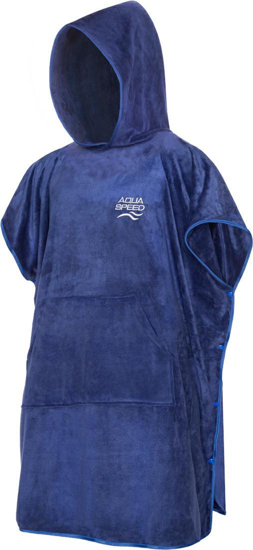Рушник пончо Aqua Speed PONCHO 3844 синій Уні L (90x220см) Рушник пончо Aqua Speed PONCHO 3844 синій Уні L (90x220см)