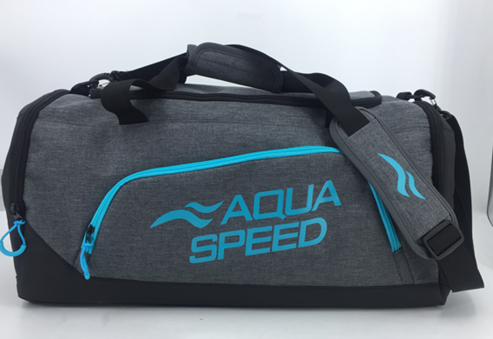 Сумка Aqua Speed Duffel bag M 60145 35L серая, голубая Уни 48x25x29см Сумка Aqua Speed Duffel bag M 60145 35L серая, голубая Уни 48x25x29см