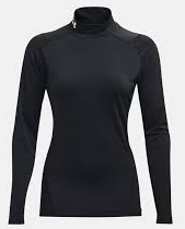 Лонгслів UA HG Armour Comp Mock LS чорний Чол MD Лонгслів UA HG Armour Comp Mock LS чорний Чол MD