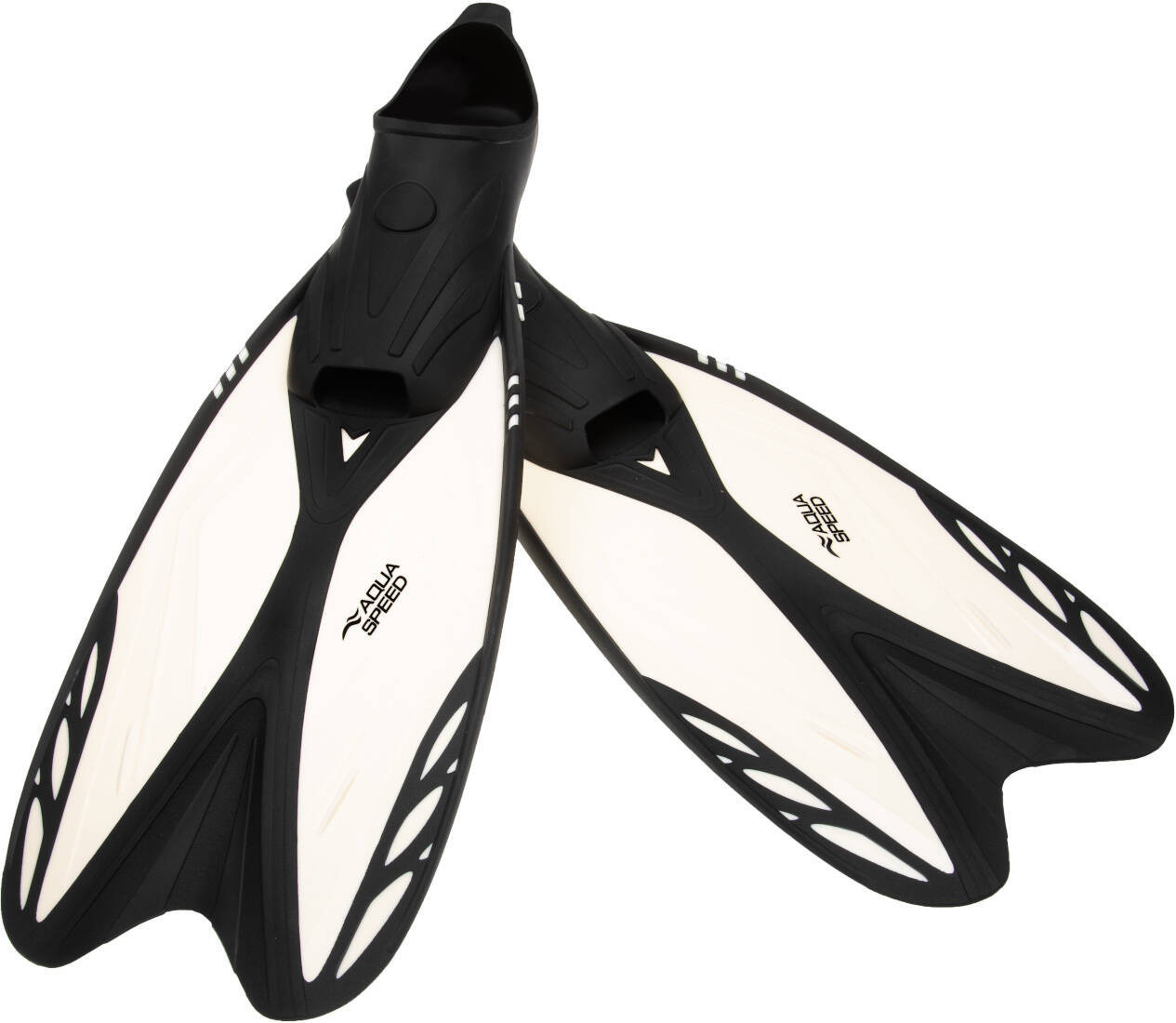Ласты Aqua Speed VAPOR 60255 белый, черный Уни 42-43 Ласты Aqua Speed VAPOR 60255 белый, черный Уни 42-43