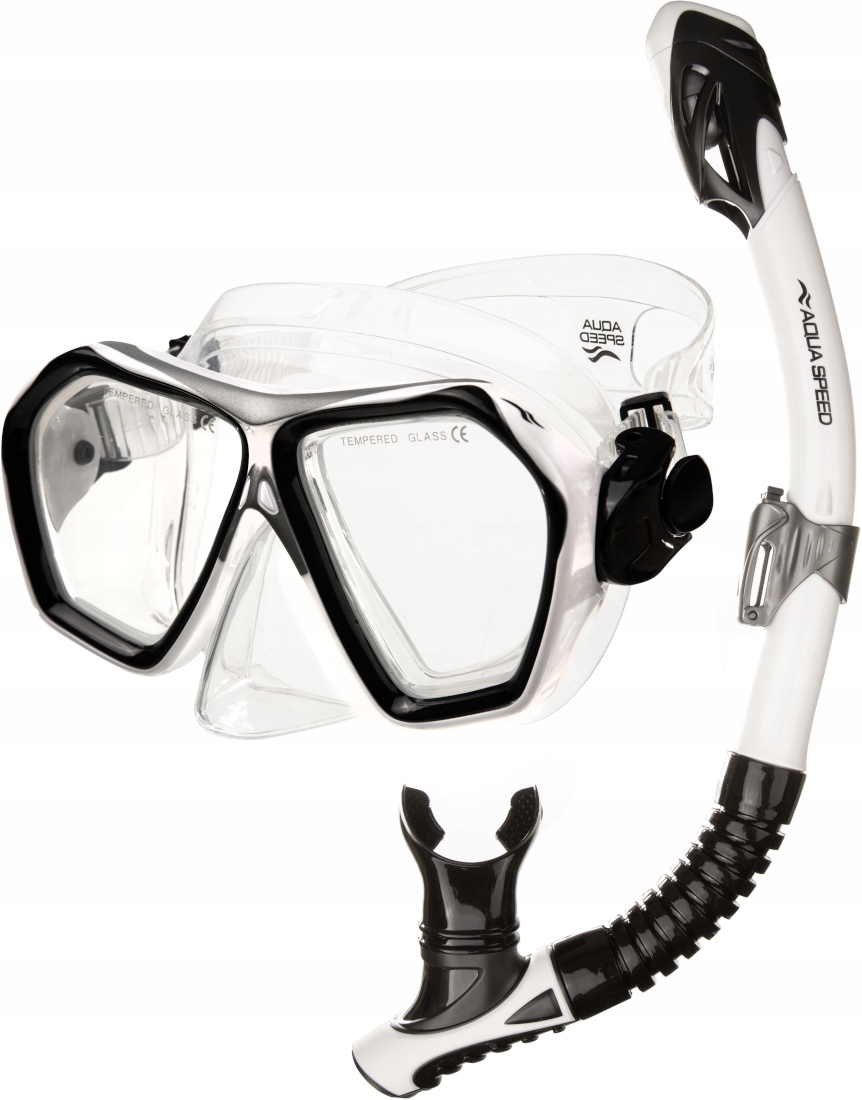 Набір маска і трубка Aqua Speed Blaze + Borneo 60317 чорний Уні OSFM Набір маска і трубка Aqua Speed Blaze + Borneo 60317 чорний Уні OSFM