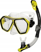 Набір маска і трубка Aqua Speed Blaze + Borneo 60320 жовтий, чорний Уні OSFM. Зображення №2 Набір маска і трубка Aqua Speed Blaze + Borneo 60320 жовтий, чорний Уні OSFM. Зображення №2