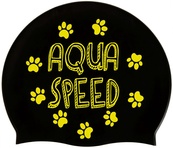 Шапка для плавания Aqua Speed KIDDIE 60649 черный, принт Детский OSFM. Изображение №4 Шапка для плавания Aqua Speed KIDDIE 60649 черный, принт Детский OSFM. Изображение №4