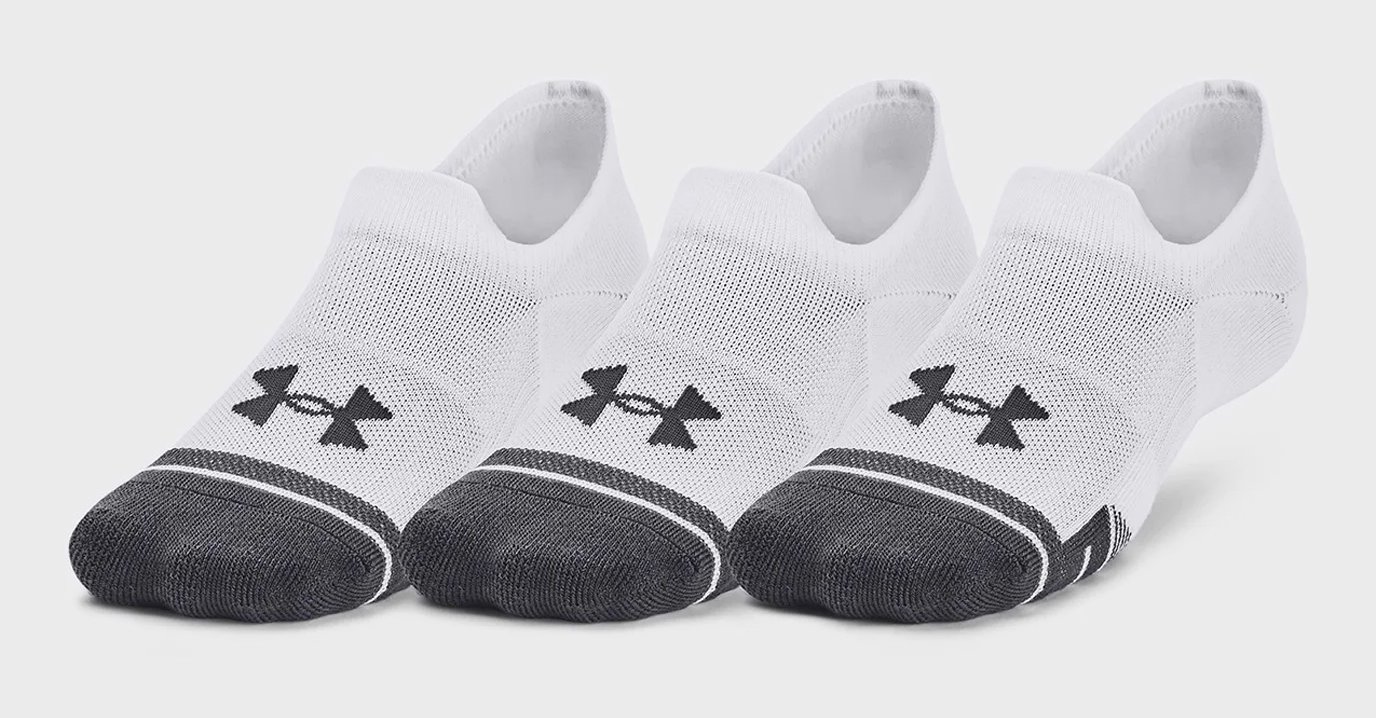 Носки Under Armour Performance Tech 3pk ULT белый Уни LG Носки Under Armour Performance Tech 3pk ULT белый Уни LG