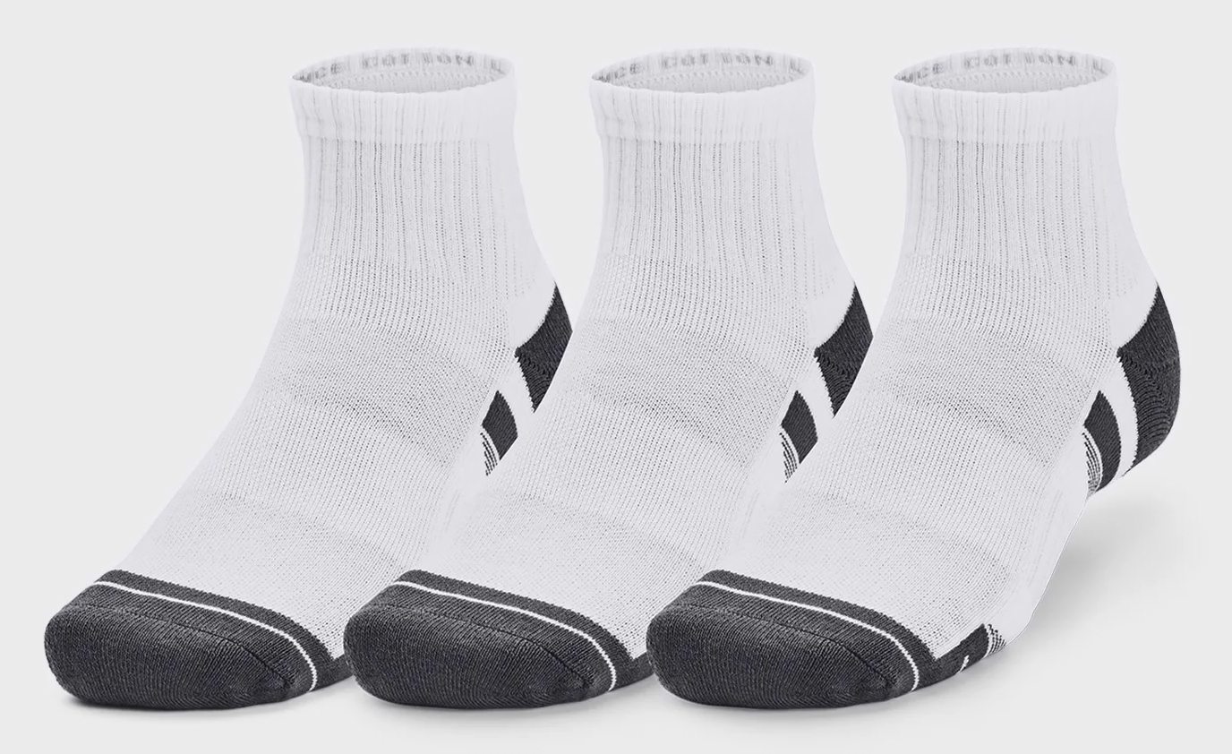 Носки Under Armour Performance Cotton 3p Qtr белый Уни LG Носки Under Armour Performance Cotton 3p Qtr белый Уни LG