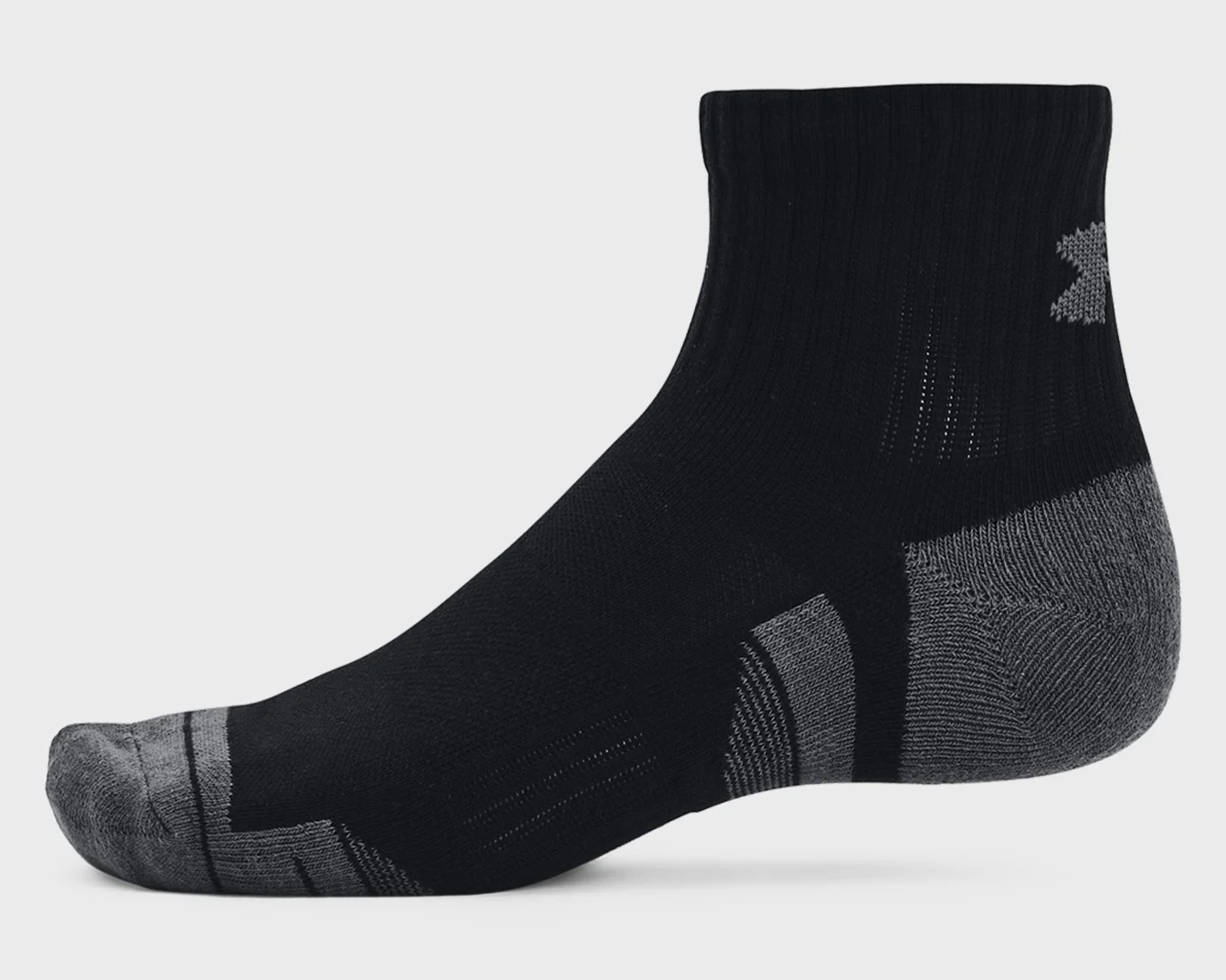 Носки Under Armour Performance Cotton 3p Qtr черный Уни MD Носки Under Armour Performance Cotton 3p Qtr черный Уни MD
