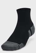 Носки Under Armour Performance Cotton 3p Qtr черный Уни MD. Изображение №4 Носки Under Armour Performance Cotton 3p Qtr черный Уни MD. Изображение №4
