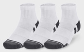 Шкарпетки Under Armour Performance Cotton 3p Qtr білий Уні MD. Зображення №3