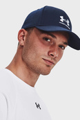 Кепка Under Armour Men's Sportstyle Lockup Adj синяя Мужской OSFM. Изображение №3