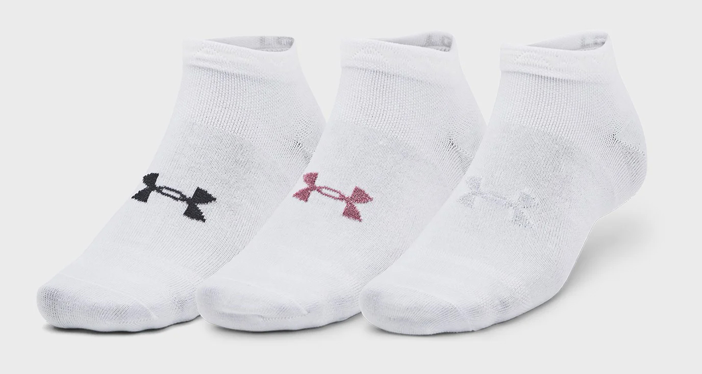 Носки Under Armour Essential Low Cut 3pk белый Уни XL Носки Under Armour Essential Low Cut 3pk белый Уни XL
