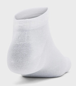 Носки Under Armour Essential Low Cut 3pk белый Уни LG. Изображение №4 Носки Under Armour Essential Low Cut 3pk белый Уни LG. Изображение №4