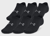 Носки Under Armour Essential No Show 6pk черный Уни MD. Изображение №5