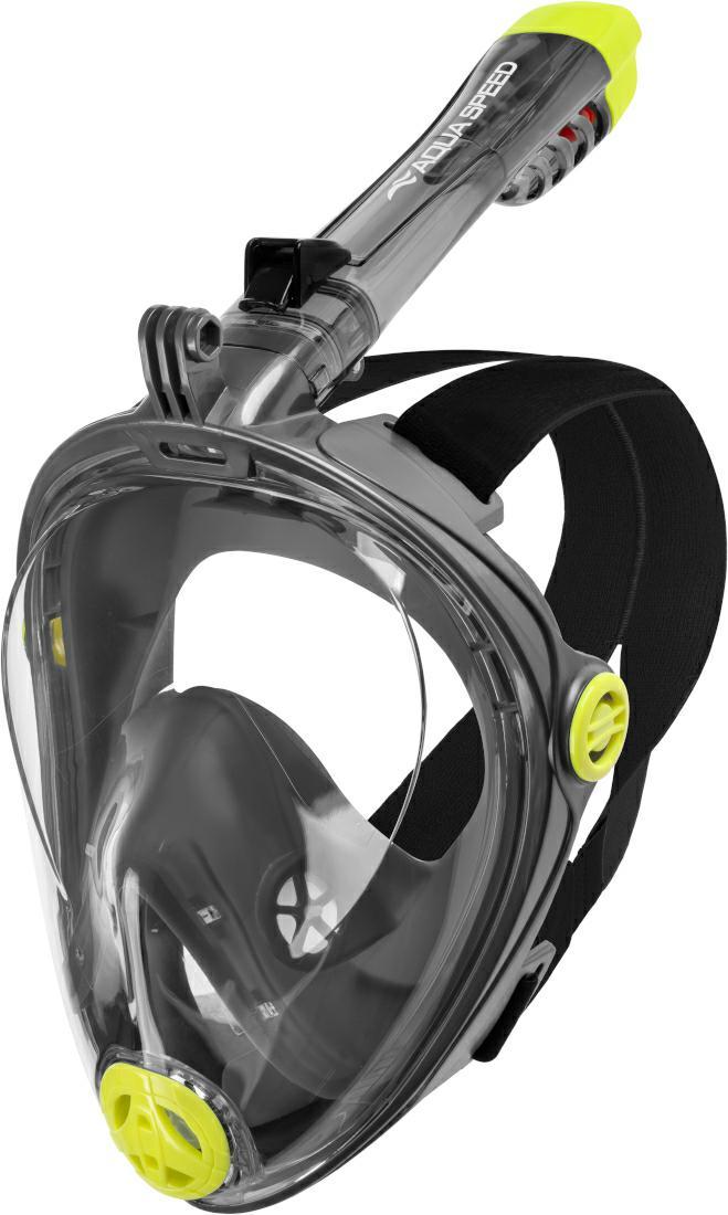 Повнолицьова маска Aqua Speed SPECTRA 2.0 9921 чорний, жовтий Уні L/XL Повнолицьова маска Aqua Speed SPECTRA 2.0 9921 чорний, жовтий Уні L/XL