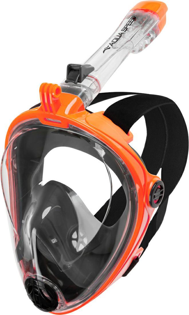 Повнолицьова маска Aqua Speed SPECTRA 2.0 9915 чорний, помаранчевий Уні S/M Повнолицьова маска Aqua Speed SPECTRA 2.0 9915 чорний, помаранчевий Уні S/M
