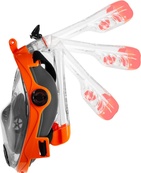 Повнолицьова маска Aqua Speed SPECTRA 2.0 9915 чорний, помаранчевий Уні S/M. Зображення №3 Повнолицьова маска Aqua Speed SPECTRA 2.0 9915 чорний, помаранчевий Уні S/M. Зображення №3