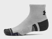 Носки Under Armour Performance Tech 3pk Qtr серый уни MD. Изображение №3