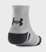 Носки Under Armour Performance Tech 3pk Qtr серый уни MD. Изображение №4