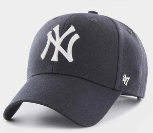 Кепка 47 Brand MLB NEW YORK YANKEES темно-синяя, белая Уни OSFA Кепка 47 Brand MLB NEW YORK YANKEES темно-синяя, белая Уни OSFA