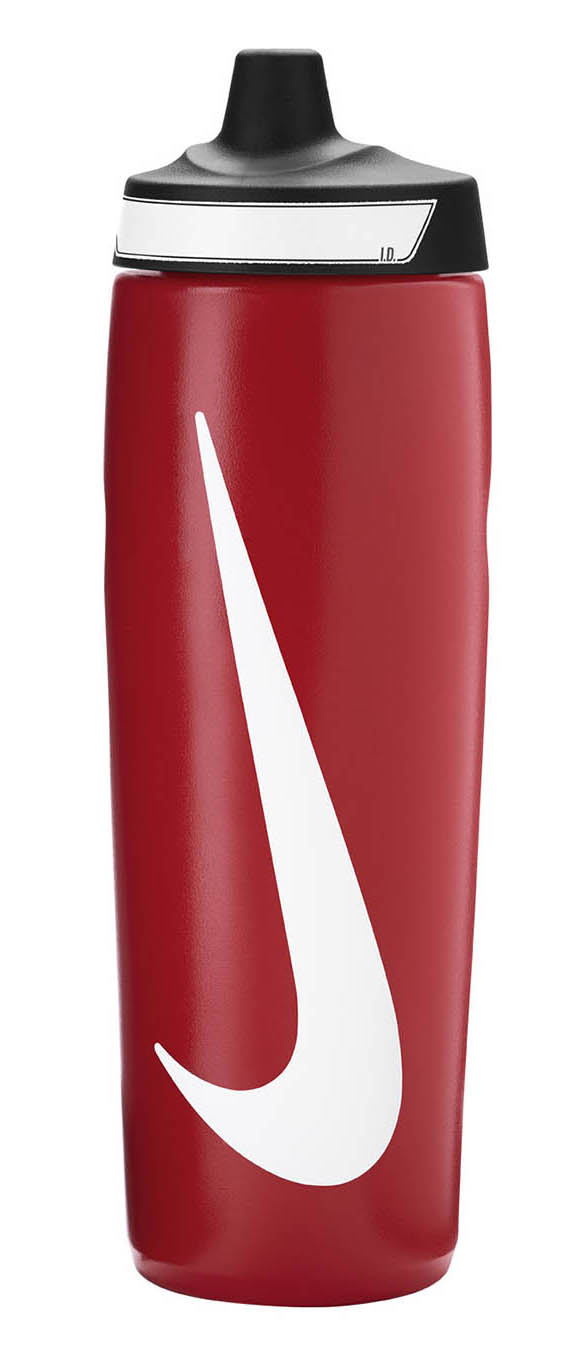 Пляшка Nike REFUEL BOTTLE 24 OZ червоний, чорний, білий Уні 709 мл Пляшка Nike REFUEL BOTTLE 24 OZ червоний, чорний, білий Уні 709 мл