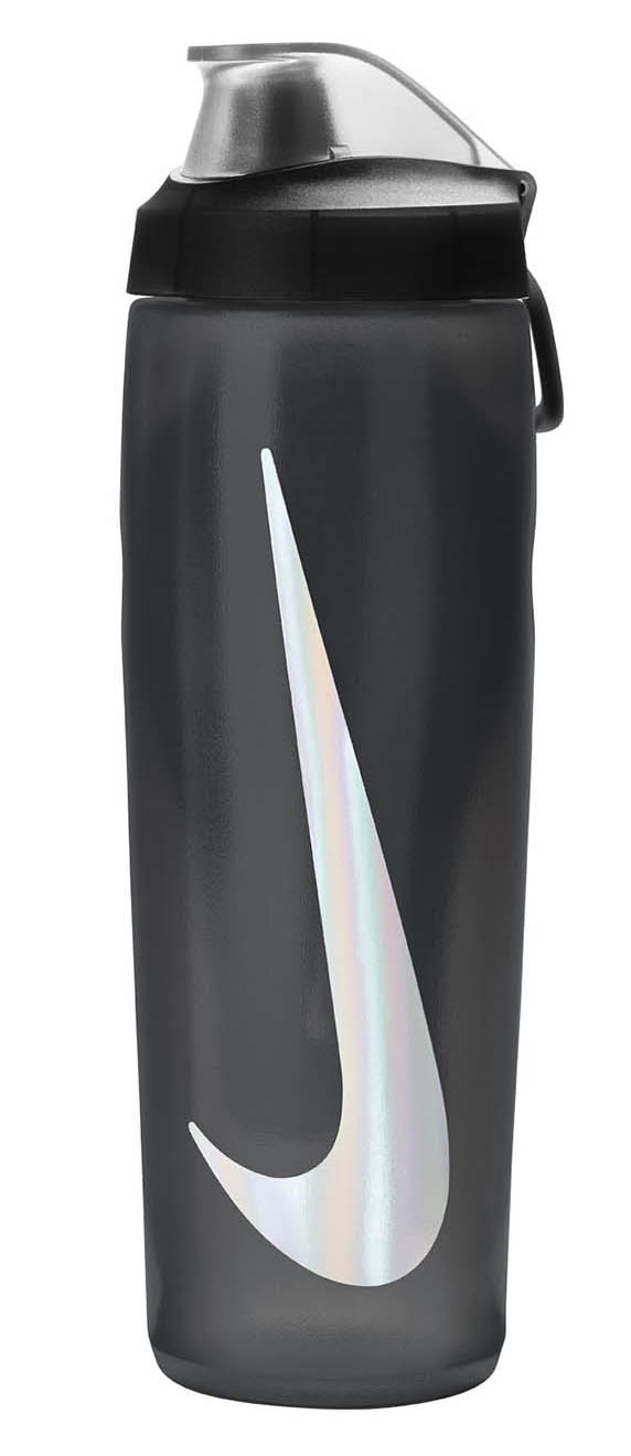 Бутылка Nike REFUEL BOTTLE LOCKING LID 24 OZ антрацит, черный, серебристый Уни 709 мл Бутылка Nike REFUEL BOTTLE LOCKING LID 24 OZ антрацит, черный, серебристый Уни 709 мл