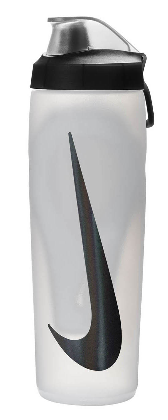 Пляшка Nike REFUEL BOTTLE LOCKING LID 24 OZ білий, чорний Уні 709 мл Пляшка Nike REFUEL BOTTLE LOCKING LID 24 OZ білий, чорний Уні 709 мл