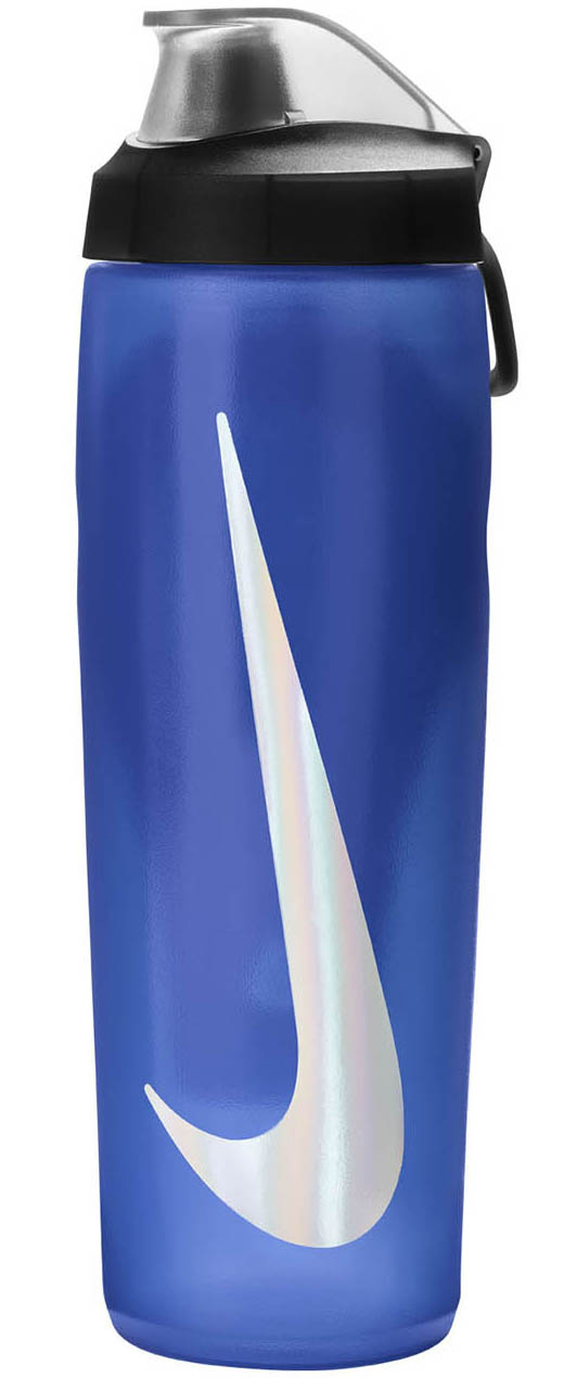 Бутылка Nike REFUEL BOTTLE LOCKING LID 24 OZ синий, черный, серебристый Уни 709 мл Бутылка Nike REFUEL BOTTLE LOCKING LID 24 OZ синий, черный, серебристый Уни 709 мл