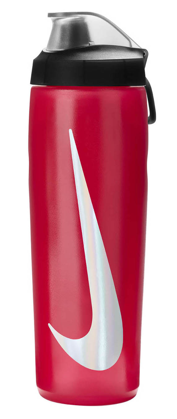 Бутылка Nike REFUEL BOTTLE LOCKING LID 24 OZ красный, черный, серебристый Уни 709 мл Бутылка Nike REFUEL BOTTLE LOCKING LID 24 OZ красный, черный, серебристый Уни 709 мл
