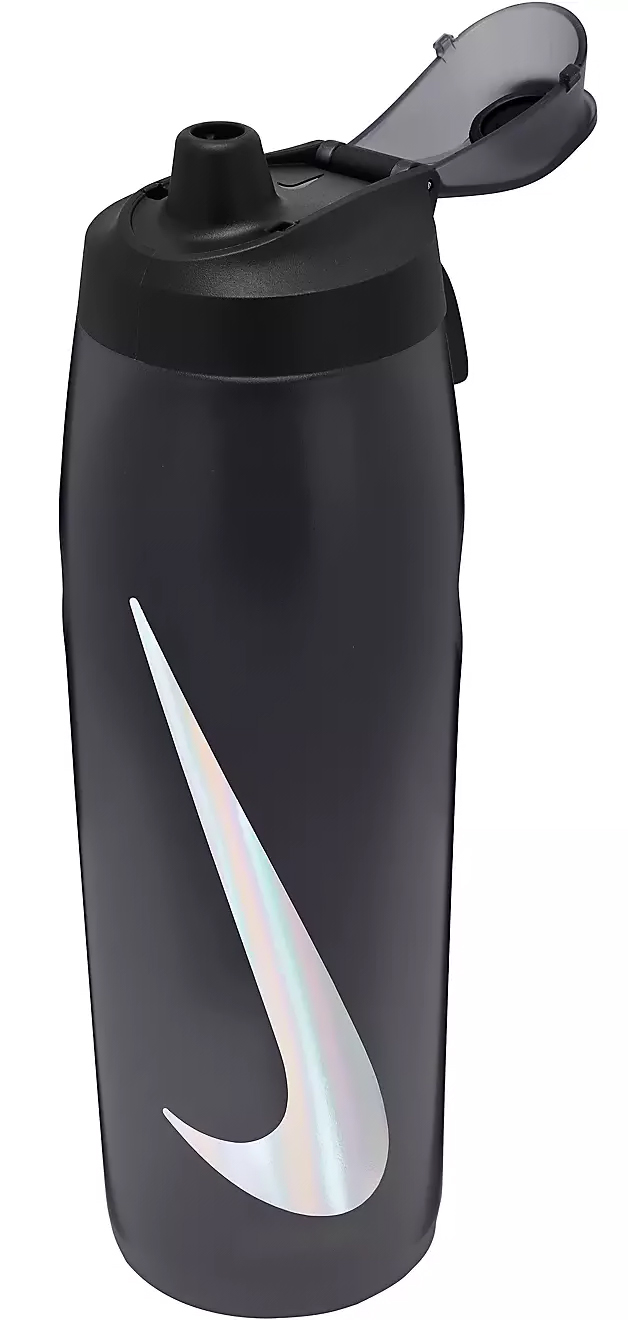 Бутылка Nike REFUEL BOTTLE LOCKING LID 32 OZ антрацит, черный, серебристый Уни 946 мл Бутылка Nike REFUEL BOTTLE LOCKING LID 32 OZ антрацит, черный, серебристый Уни 946 мл