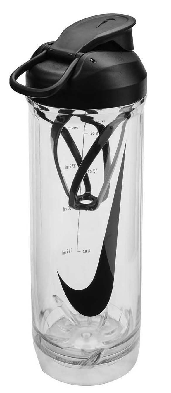 Пляшка Nike TR RECHARGE SHAKER BOTTLE 2.0 24 OZ чорний, білий Уні 709 мл Пляшка Nike TR RECHARGE SHAKER BOTTLE 2.0 24 OZ чорний, білий Уні 709 мл