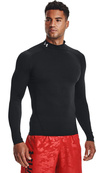 Лонгслив Under Armour HG Armour Comp Mock LS черный Муж SM. Изображение №2