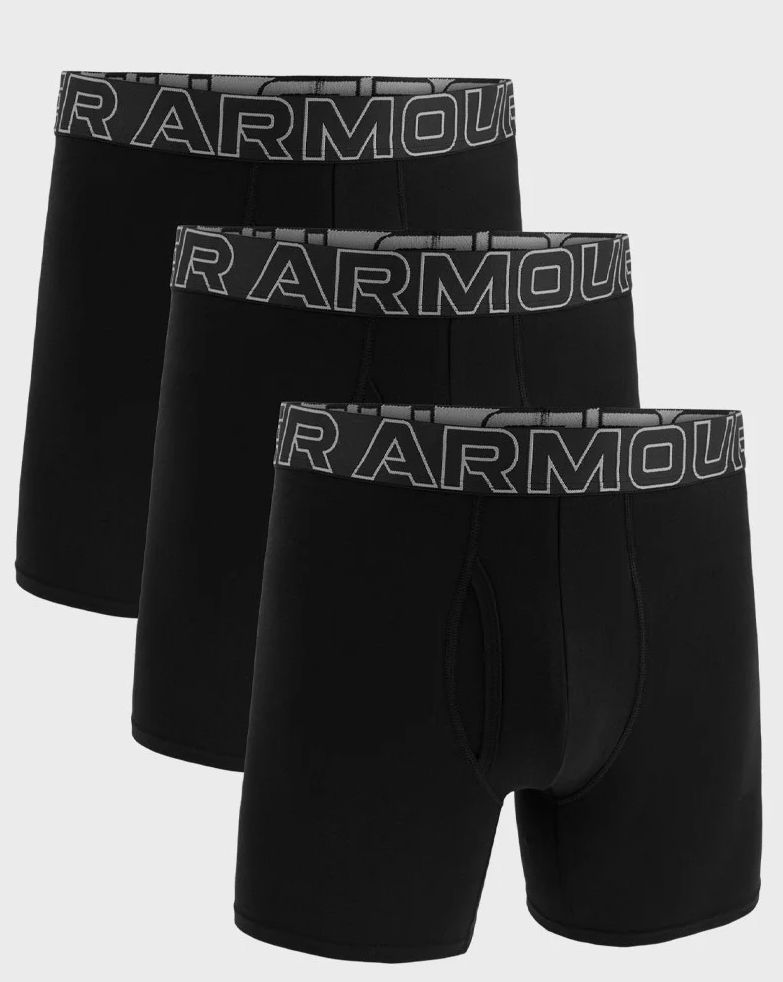 Труси UA M Perf Cotton 6in чорний Чол MD Труси UA M Perf Cotton 6in чорний Чол MD