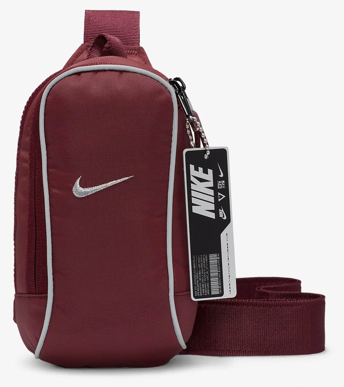 Сумка через плечо Nike NK NSW ESSNTL CRSSBDY-MTL PULL 1L бордовая Уни 20.5x12.5x5 см Сумка через плечо Nike NK NSW ESSNTL CRSSBDY-MTL PULL 1L бордовая Уни 20.5x12.5x5 см