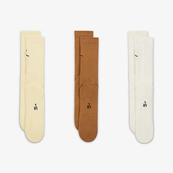 Шкарпетки Nike U J ED CUSH POLY CREW 3PR 144 бежевий, коричневий, білий Уні 42-46. Зображення №2 Шкарпетки Nike U J ED CUSH POLY CREW 3PR 144 бежевий, коричневий, білий Уні 42-46. Зображення №2