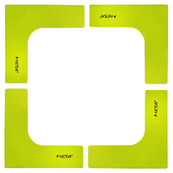 Набор плоских угловых фишек-маркеров Meta Flat Corner Marker Set of 4 лимон Уни 25х25 см. Изображение №2 Набор плоских угловых фишек-маркеров Meta Flat Corner Marker Set of 4 лимон Уни 25х25 см. Изображение №2