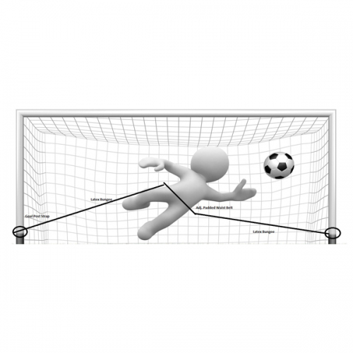 Эспандер для вратарей Meta Football Goalkeeper Harness черный Уни OFSM Эспандер для вратарей Meta Football Goalkeeper Harness черный Уни OFSM