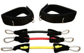 Эспандер латеральный универсальный Meta Stepper Ankle Resistance tube черный, желтый, красный Уни O. Изображение №2 Эспандер латеральный универсальный Meta Stepper Ankle Resistance tube черный, желтый, красный Уни O. Изображение №2