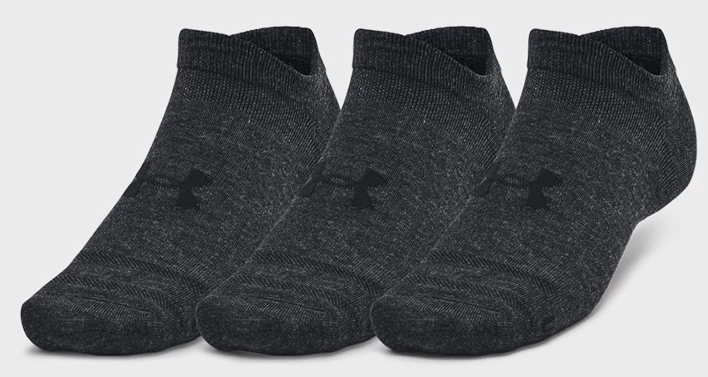 Носки Under Armour Essential No Show 3pk черный Уни MD Носки Under Armour Essential No Show 3pk черный Уни MD