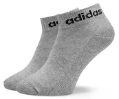 Шкарпетки Adidas C LIN ANKLE 3P білий, чорний, сірий Уні S (37-39). Зображення №3 Шкарпетки Adidas C LIN ANKLE 3P білий, чорний, сірий Уні S (37-39). Зображення №3