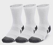 Носки Under Armour Performance Cotton 3p Mid белый Уни LG. Изображение №5
