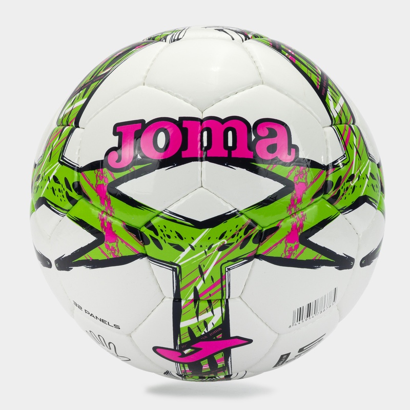 М'яч футбольний Joma DALI III зелений, рожевий Уні 5 М'яч футбольний Joma DALI III зелений, рожевий Уні 5