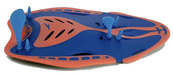 Лопатки для плавания Speedo BIOFUSE POWER PADDLE AU голубой, оранжевый Уни L. Изображение №3 Лопатки для плавания Speedo BIOFUSE POWER PADDLE AU голубой, оранжевый Уни L. Изображение №3